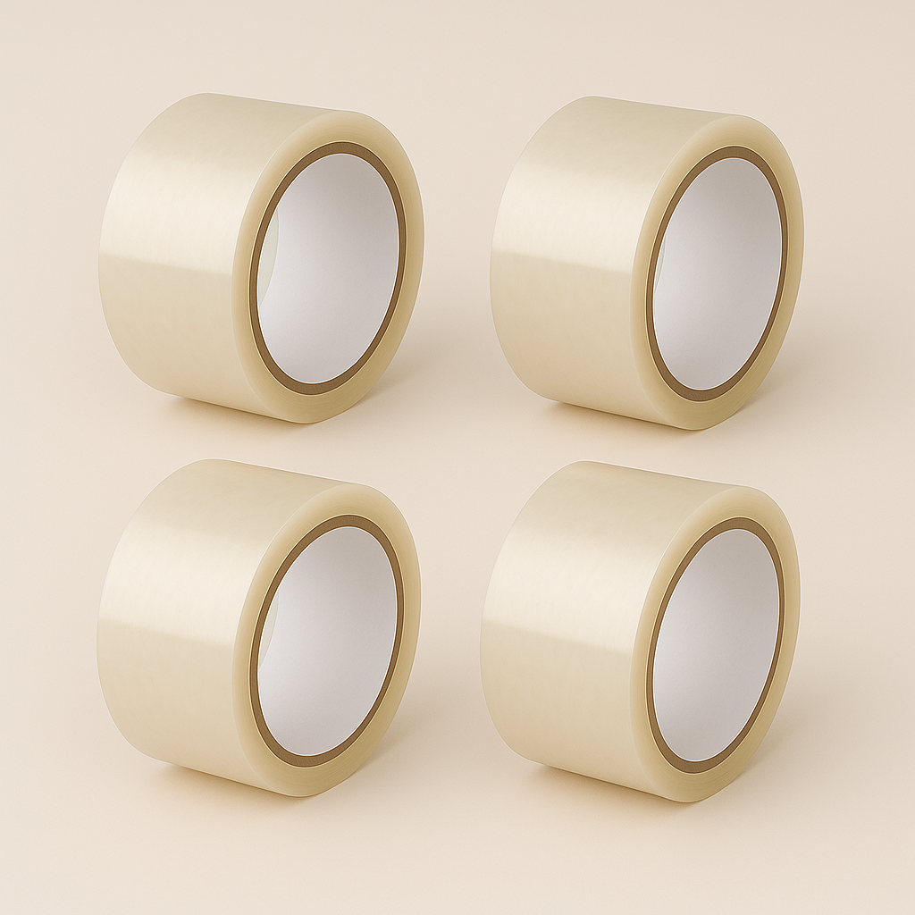 Buy Transparent Tapes for Packaging - 2 Inches X 65 Meters (Pack of 4)