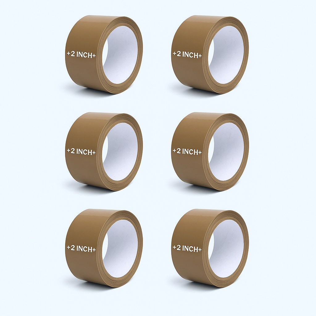 Buy Brown Tapes for Packaging - 2 Inches X 65 Meters (Pack of 6)